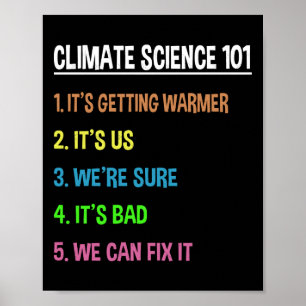 Science March – Earth Day Gift For Climate Change Poster