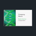 Science Medical DNA Simple Modern Business Card<br><div class="desc">Science-themed modern professional personalised business card template for you to customise. An elegant and professional design that projects a confident,  professional image. Designed by Thisisnotme©</div>