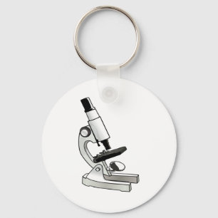 Science Microscope Key Ring