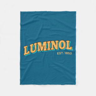 Science Mom Luminol Est. 1853 Vintage Chemistry Mo Fleece Blanket