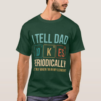 Science Nerd Bad Dad Joke vintage T-Shirt