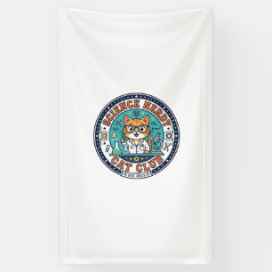 Science Nerdy Cat Cat Mum Gift Idea - Science Nerd Banner