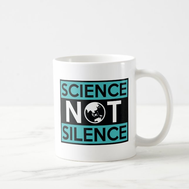 Science Not Silence Coffee Mug (Right)