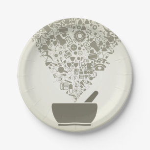 Science Objects Paper Plates