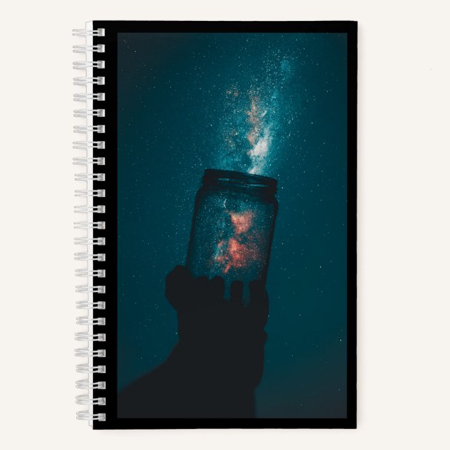 Science of Cosmos in a Jar Spiral Notebook (Front)