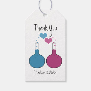 Science of Love Wedding Gift Tags