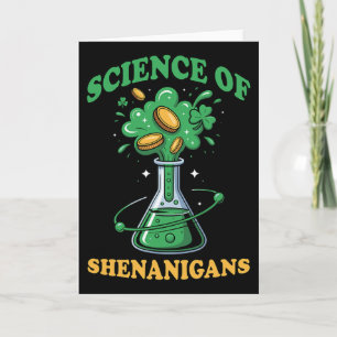 Science Of Shenanigans Chemistry Teacher St. Patri Card