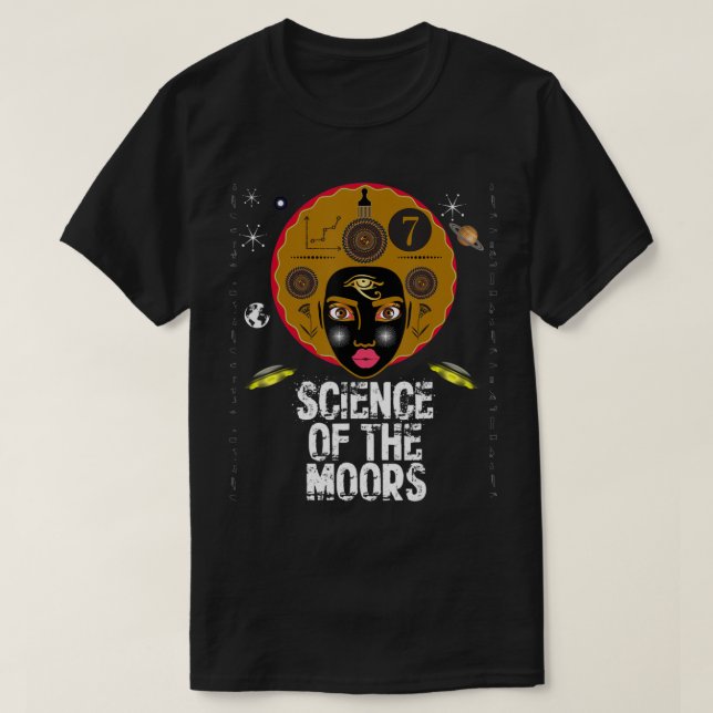 Science Of The Moors-Clock Of Destiny Moorish Amer T-Shirt (Design Front)