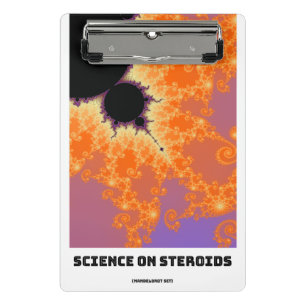 Science On Steroids Mandelbrot Fractal Mini Clipboard