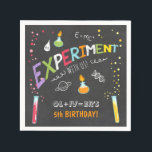 Science Paper Napkin Experiment Lab Birthday Party<br><div class="desc">♥ This paper napkins are a great addition to your party! Science theme.</div>