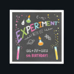 Science Paper Napkin Experiment Lab Birthday Party<br><div class="desc">♥ This paper napkins are a great addition to your party! Science theme.</div>