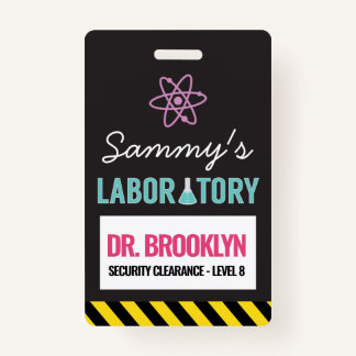 Science Party ID Badge