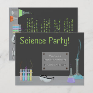 Science Party Invitation