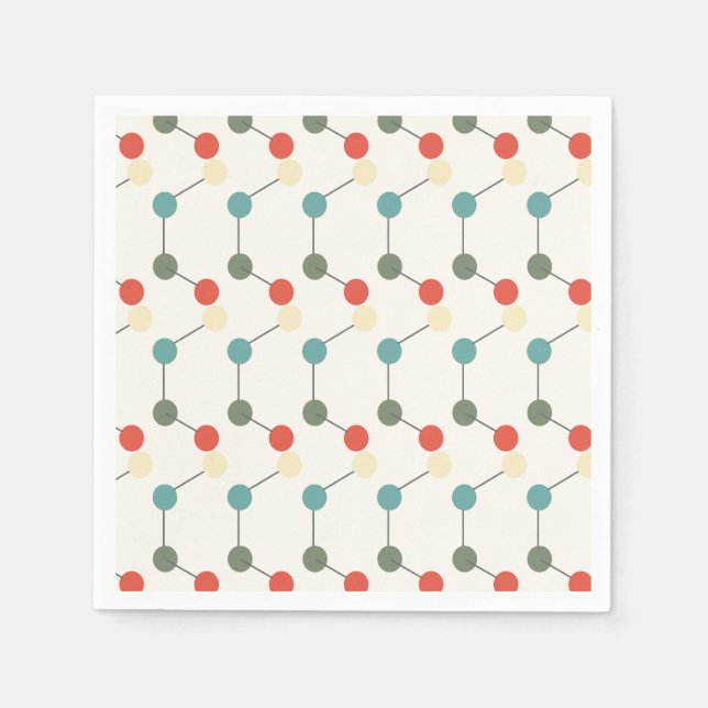 Science Party Laboratory Chemistry Fair Birthday Napkin (Front)