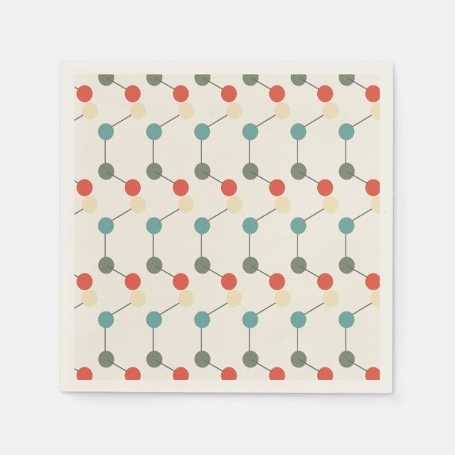 Science Party Mad Scientist Party Birthday Napkin (Front)