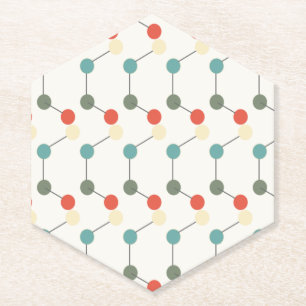 Science Party Mad Scientist Party Birthday Paper Coaster