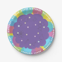 Science Party Plate - Kids Birthday Party