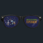 Science Party Retro Sunglasses<br><div class="desc">Welcome your little scientists to a fantastic science-themed kids' birthday party with our Chemistry Set sunglasses! These captivating sunglasses features a chemistry set design with neon-coloured accents, setting the perfect tone for your science celebration. Hang it at the entrance to greet your guests and excite them for a day filled...</div>
