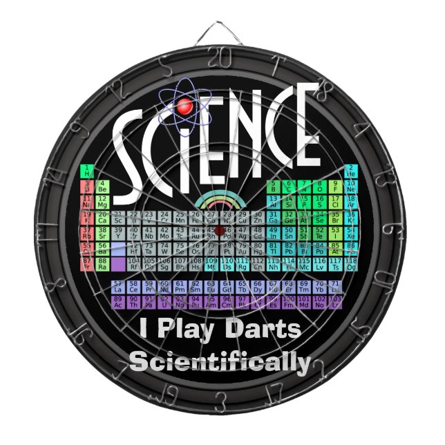 Science Periodic Table of Elements Dartboard (Front)