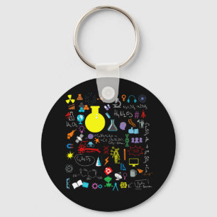 Science Physic Math Chemistry Biology Astronomy Key Ring