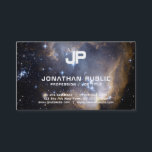 Science Physics Space Universe Monogram Plain Business Card<br><div class="desc">Physics Space Universe Science Monogram Plain Business Card. Perfect for Physics,  Physical Science Teachers,  Instructors,  Science Education,  Science Fiction Writers,  Authors,  Novelists,  Movie Scriptwriters,  Producers,  Directors,  Managers.</div>