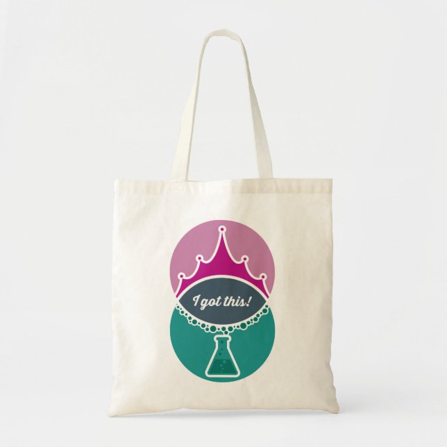 Science Princess (Muted) Basic Tote Bag (Front)