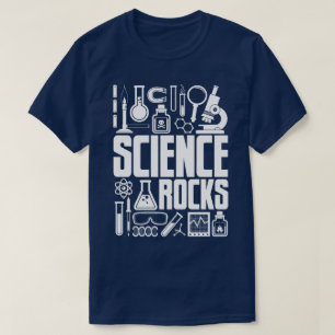 Science Rocks Lab Chemistry Biology Equipment Tee