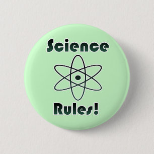 Science Rules 6 Cm Round Badge