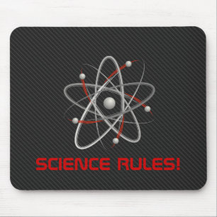 SCIENCE RULES! Atom (004a)   Geek Mousepads