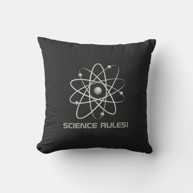 SCIENCE RULES! | Atom (007) Cushion (Front)