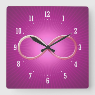 Science Rules   Geek Gifts Square Wall Clock