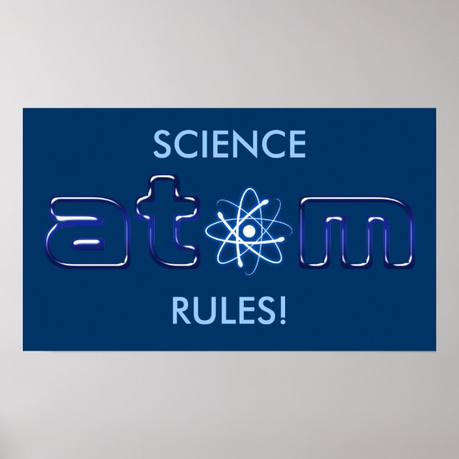 SCIENCE RULES! - unique Poster (Front)