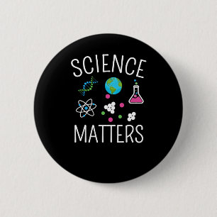 Science S - Funny Science Pun Sticker1  6 Cm Round Badge