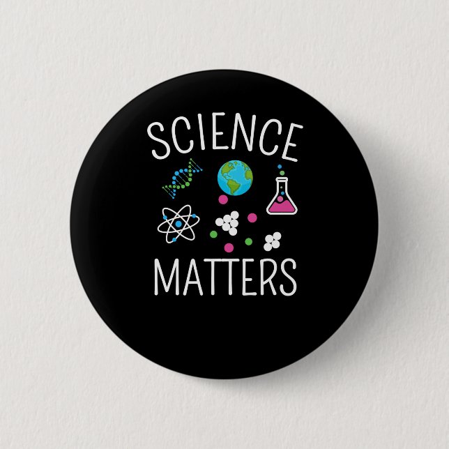 Science S - Funny Science Pun Sticker1  6 Cm Round Badge (Front)