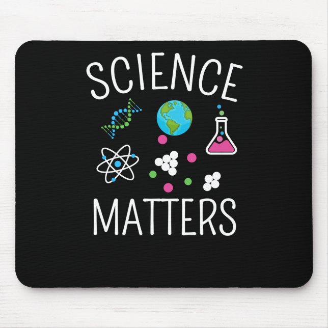 Science S - Funny Science Pun Sticker1  Mouse Pad (Front)