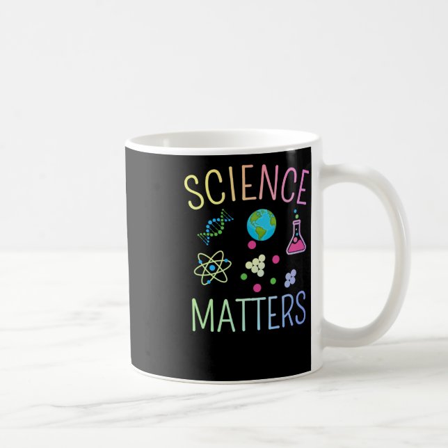 Science S - Funny Science Pun Sticker  Coffee Mug (Right)