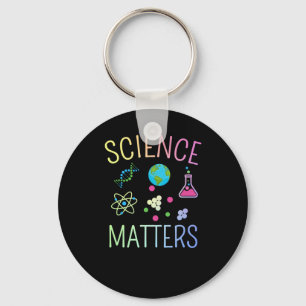 Science S - Funny Science Pun Sticker  Key Ring