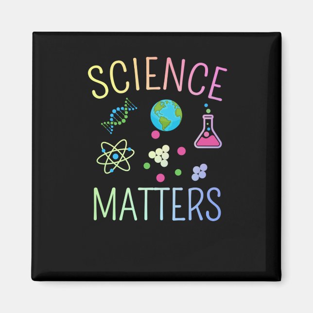 Science S - Funny Science Pun Sticker  Magnet (Front)