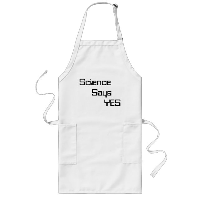 Science Says Yes Apron (2) (Front)