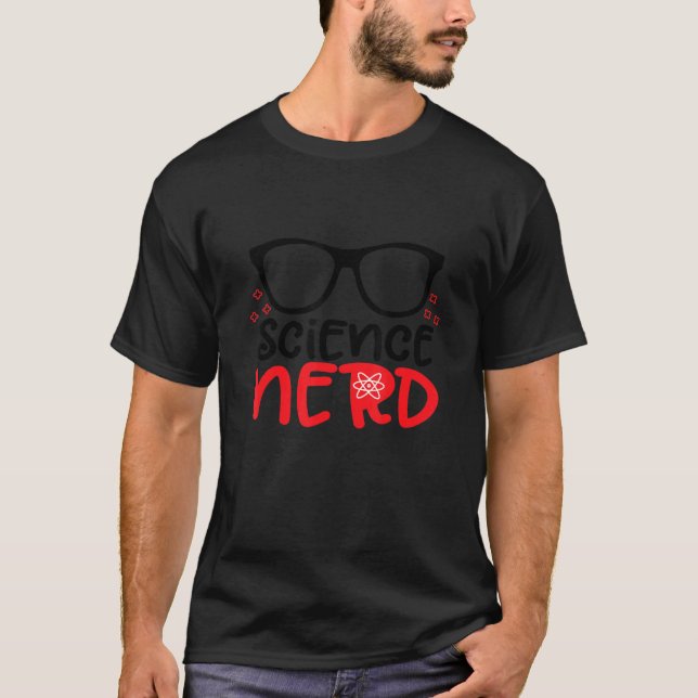   SCIENCE    SCIENCE NERD WITH GLASSES  TRUTH  FAC T-Shirt (Front)