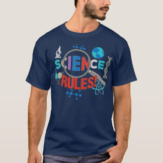 Science  Science Rule Vintage Style Graphics T-Shirt