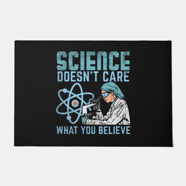 Science Scientist Doormat (Front)