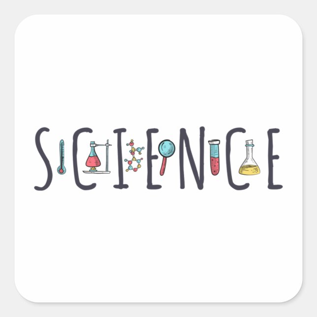 Science Square Sticker (Front)