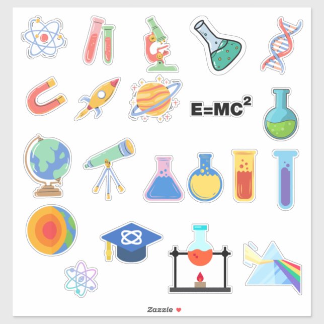 Science Sticker Pack (Sheet)