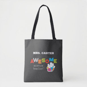 Science Teacher Appreciation Day, Awesome Tote Bag