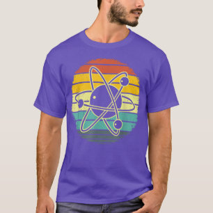Science Teacher Atom Retro Vintage School Educator T-Shirt