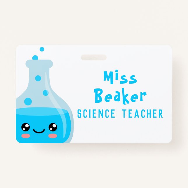 Science Teacher badge ID Badge (Front)