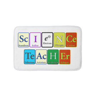 Science Teacher Bath Mat