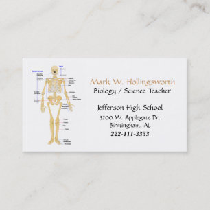 Science Teacher business cards