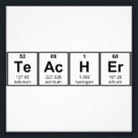 Science Teacher Chemical Elements Photo Print<br><div class="desc"></div>